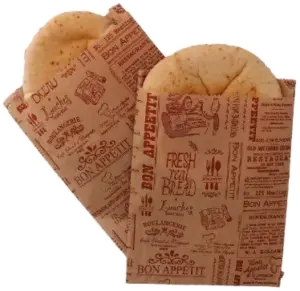 שקית פיתה חום 17/22 ס”מ